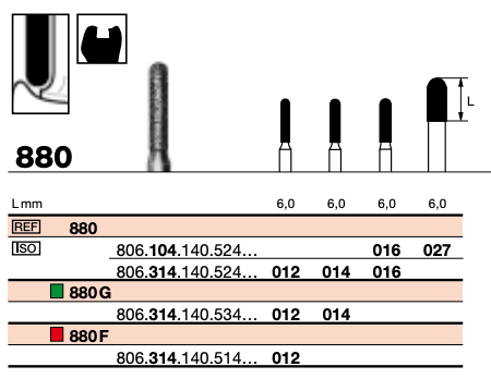 Diamond Burs 012