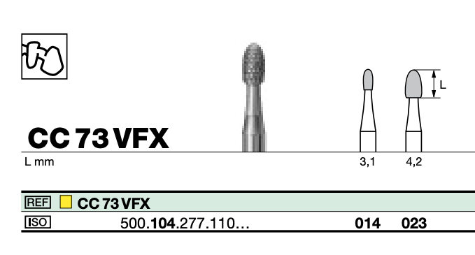 VFX - Ultra fine staggered toothing